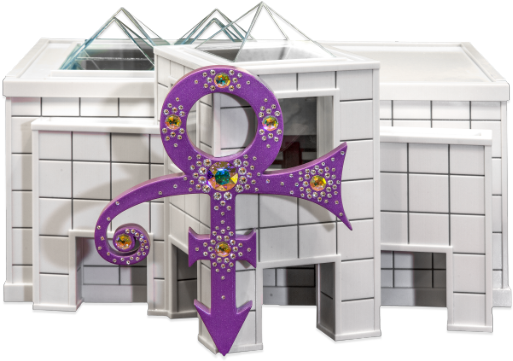 Here's Prince's Amazing Custom Urn And Lemmy's And - Paisley Park Prince Urn (640x486), Png Download