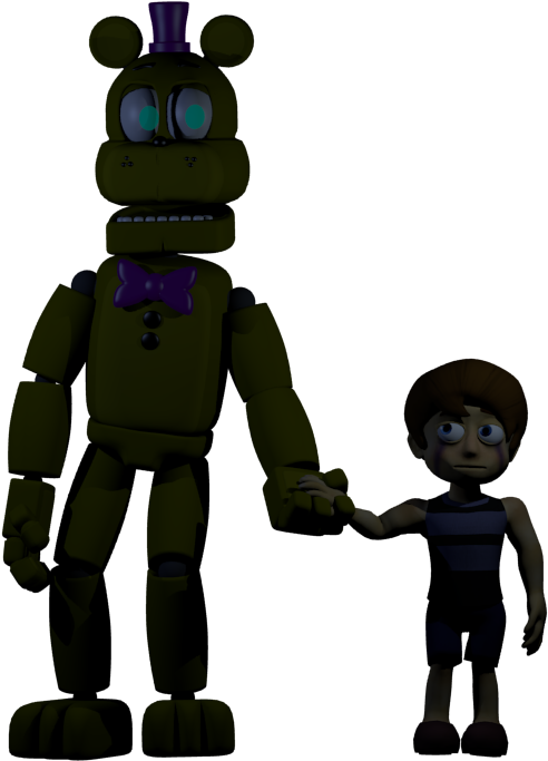 Fredbear With The Crying Child/bv The Crying Child/bite - Cartoon (796x700), Png Download