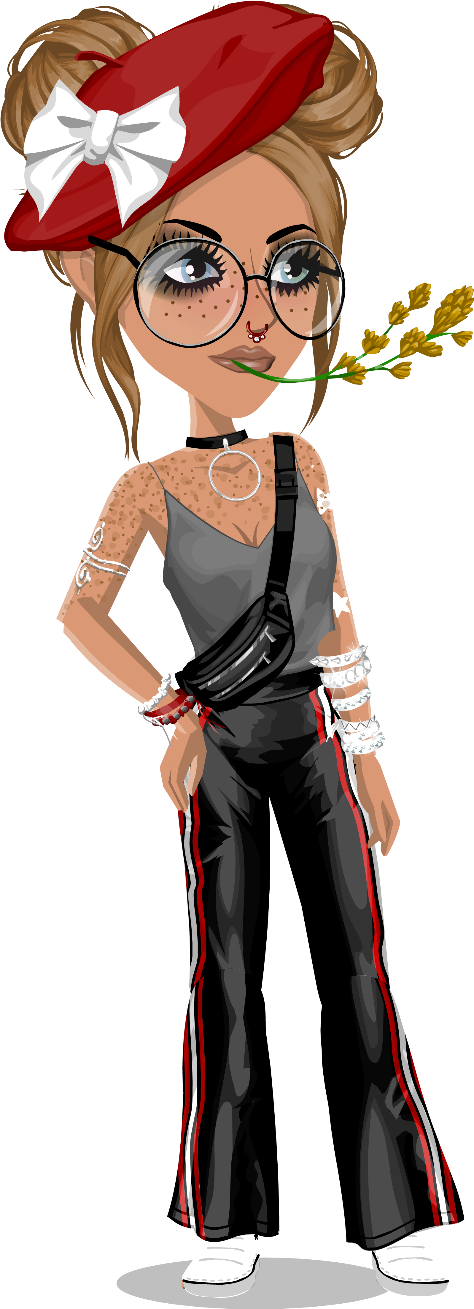 Moviestarplanet Girl Pose Png (1604x4449), Png Download