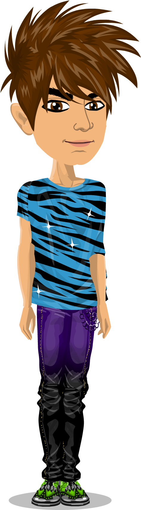 Image Msp Milan Png Moviestarplanet Dutch Wiki - Moviestarplanet Jongen Png (499x1700), Png Download