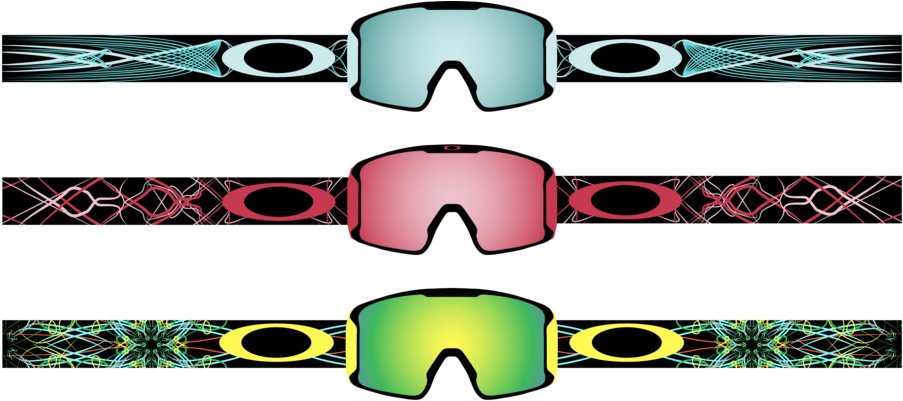 Oakley Goggles - Plastic (1000x432), Png Download