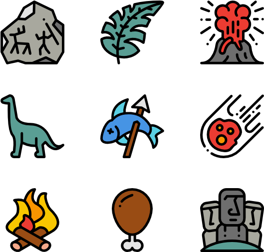 Prehistoric - Medieval Save Icon (600x564), Png Download