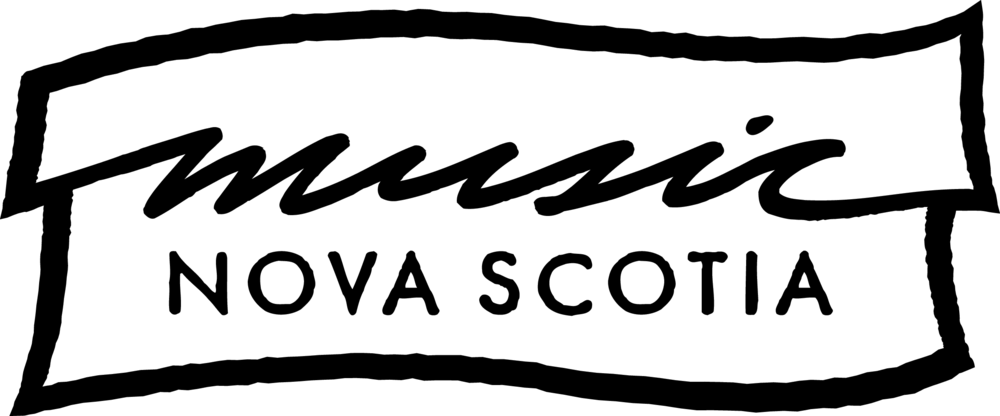 Musicnovascotia Logo Bw - Oval (1000x416), Png Download