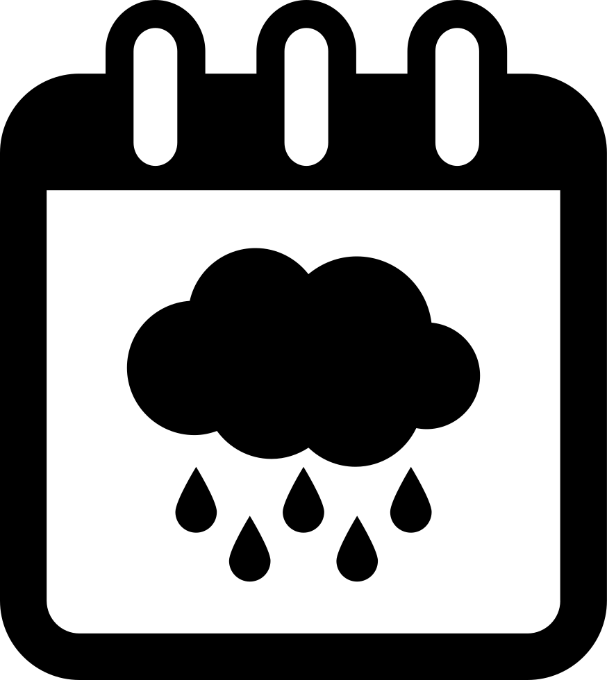 Download Rainy Season On Calendar Page Symbol Svg Png Icon Free Calendar Icon Png Full Size Png Image Pngkit