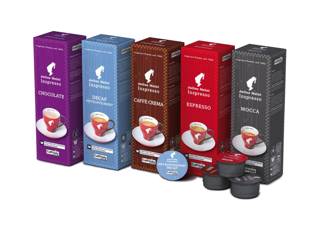 Caffitaly Capsules - Julius Meinl Caffitaly (1024x724), Png Download