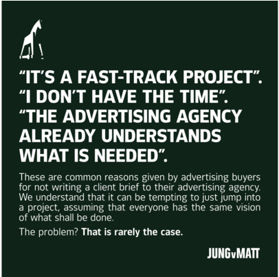 Jung Von Matt Blog Client Brief 2 - Jung Von Matt Group (1000x402), Png Download