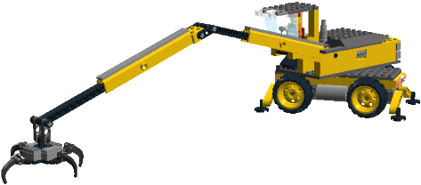 Scrapgrab4 - Crane (800x474), Png Download