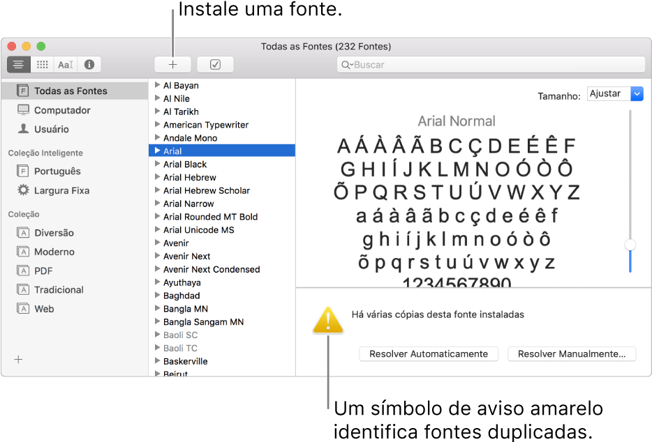 A Janela Do Catálogo De Fontes Que Mostra O Botão Adicionar - Typeface (935x657), Png Download