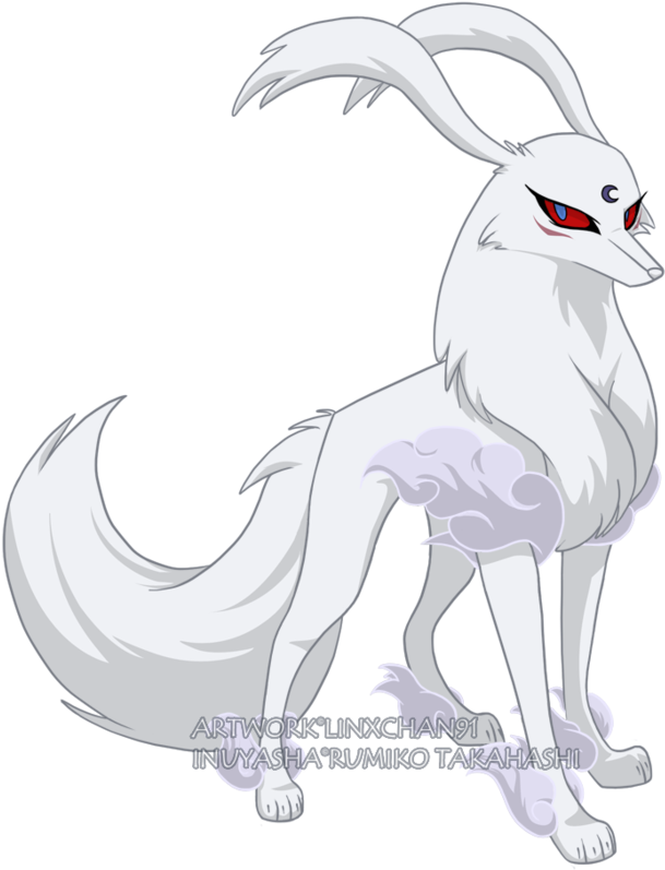 Yahoo Image Search Results - Sesshomaru's Mom Dog Form (800x918), Png Download