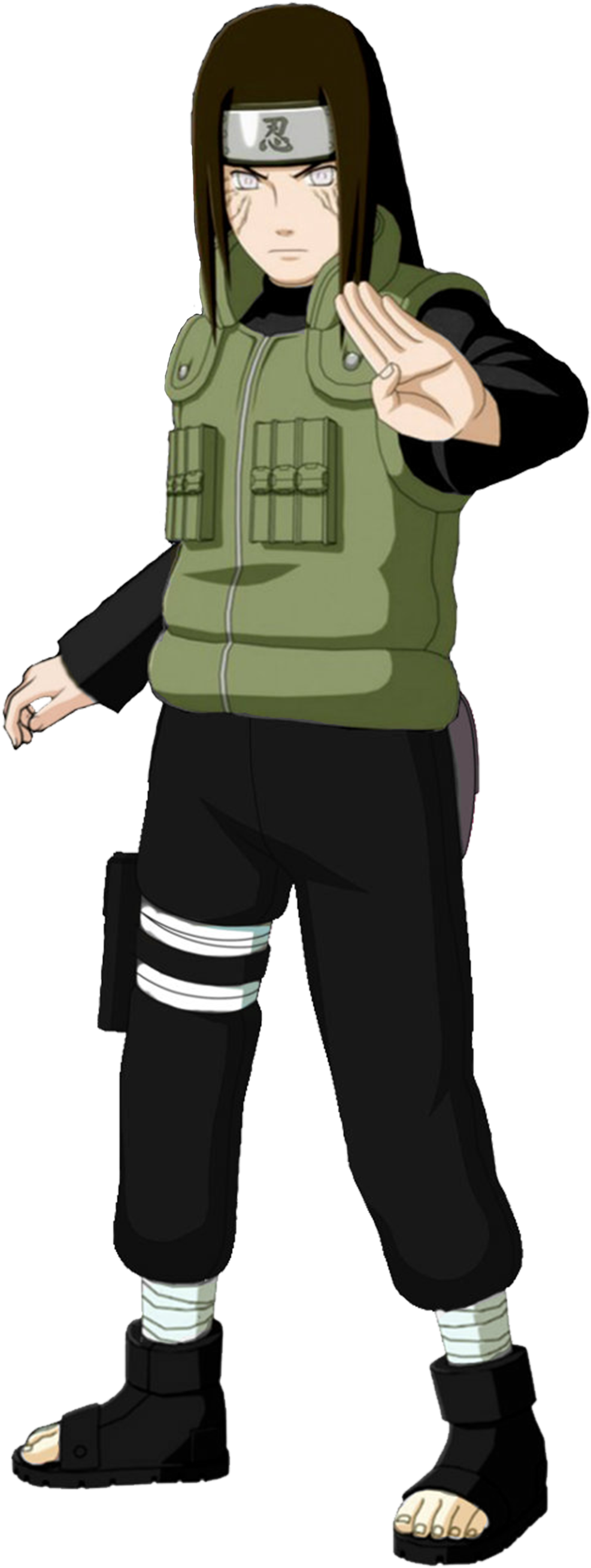 Neji Png - Naruto Ultimate Ninja Storm Hinata (1024x2647), Png Download