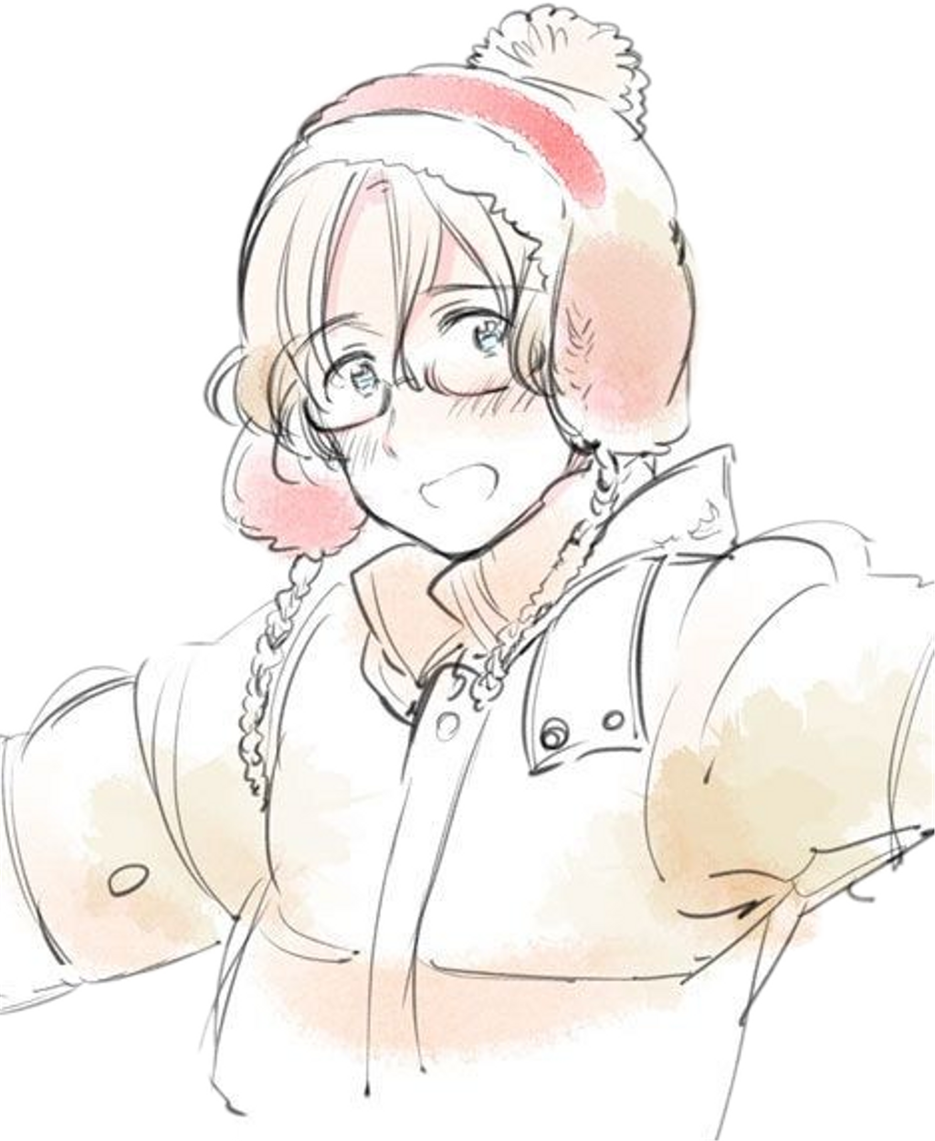Hetalia Sticker - Cartoon (1024x1249), Png Download