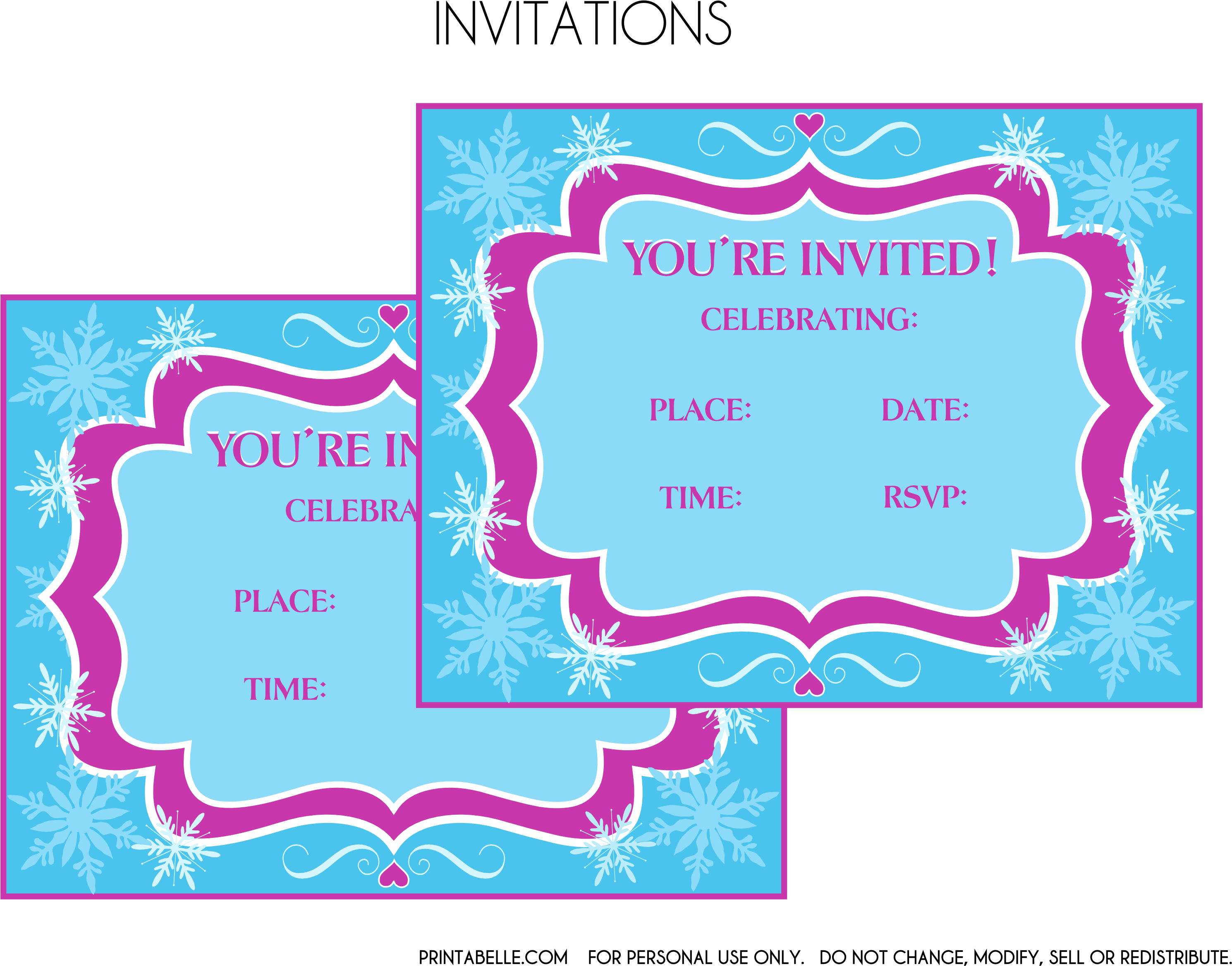 Frozen Olaf Birthday Party Invitations Personalized - Poster (3300x2550), Png Download