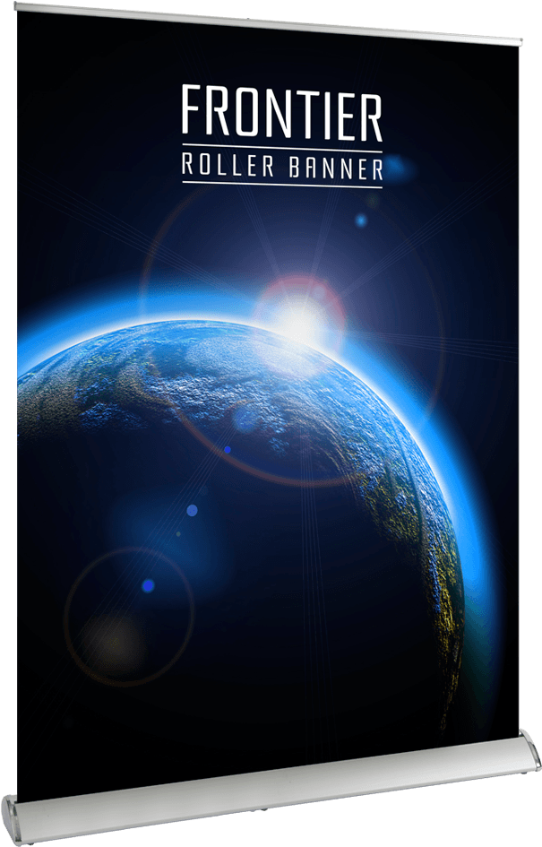 850mm Wide Single Economy Banner - Wide Roller Banner (1000x1000), Png Download