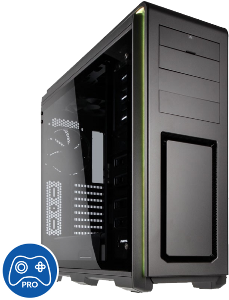 Award-winning Custom Pcs - Phanteks Ph-es614ltg_ag Chassis/tempered Glass Panel (750x750), Png Download