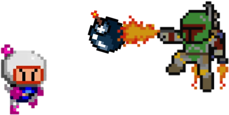 Bomberfett - 8 Bit Pixel Art (760x471), Png Download