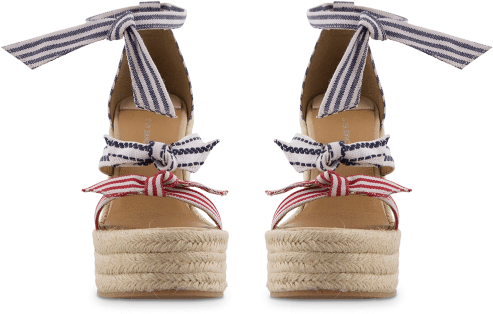 Barney Havana Combo Wedges - Sandal (1000x885), Png Download