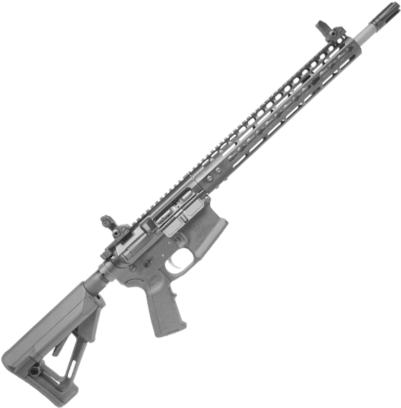 Noveske 16" - Vortex Crossfire Red Dot On Ar (600x600), Png Download