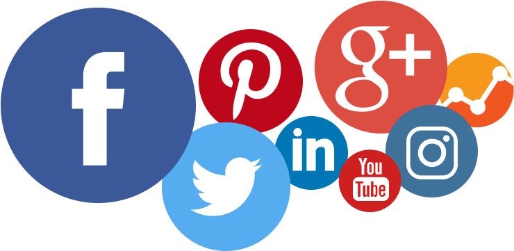 Different Networks, And Even Different Sources, Like - Social Media Icons Horizontal (864x418), Png Download