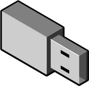 How To Set Use Pendrive Icon Png (636x900), Png Download