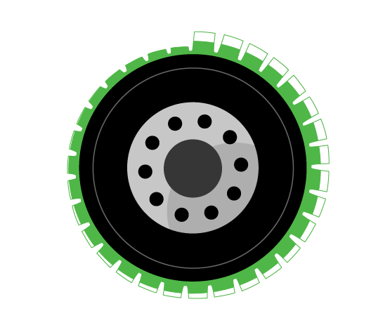 For Several Years, Some Of Our Best Winter Tyres Have - Circle (607x565), Png Download