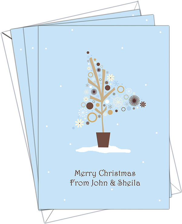 Christmas Cards Modern Pack Of - Best Code Design Christmas Card (752x800), Png Download