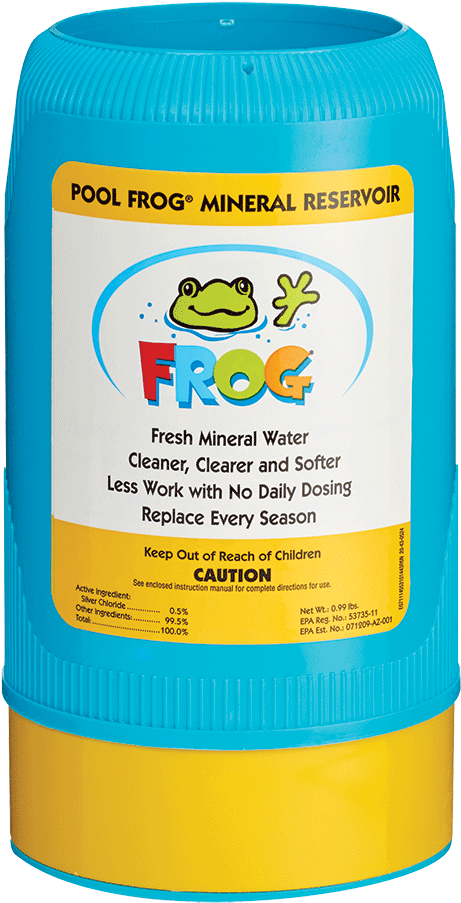 Frog Mineral 25k - Pool Frog (509x936), Png Download