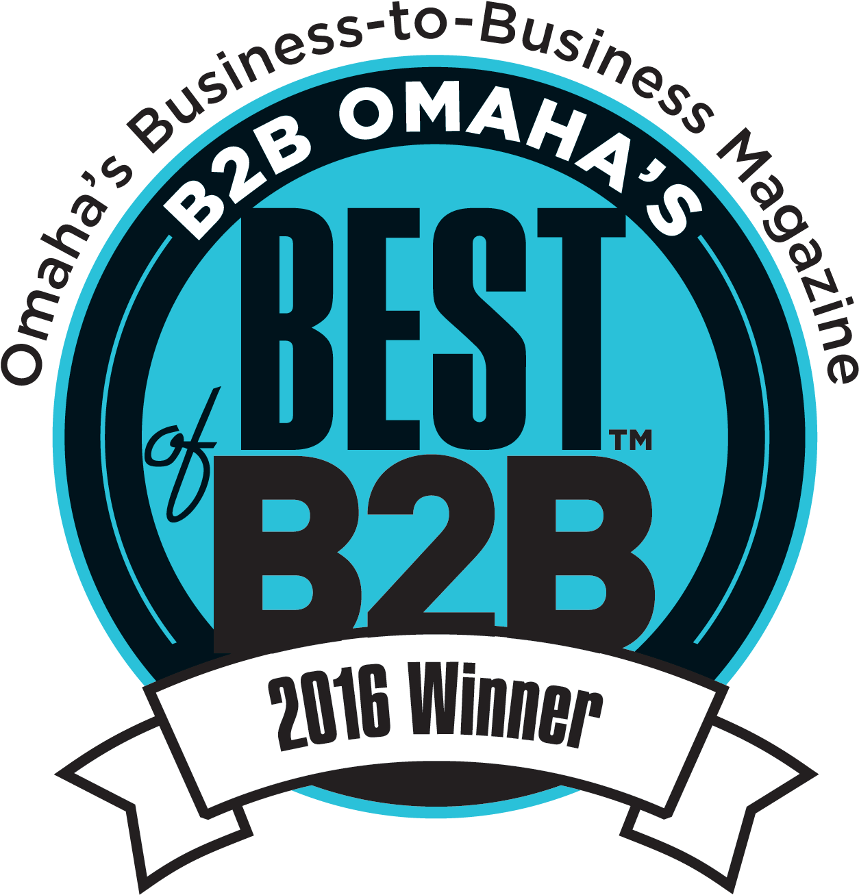 B2b Clipart Transparent - Best Of Omaha (1298x1342), Png Download