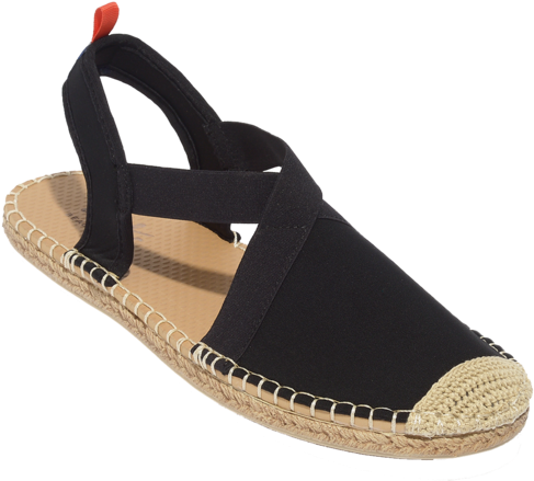 Womens Black - Sandal (700x700), Png Download
