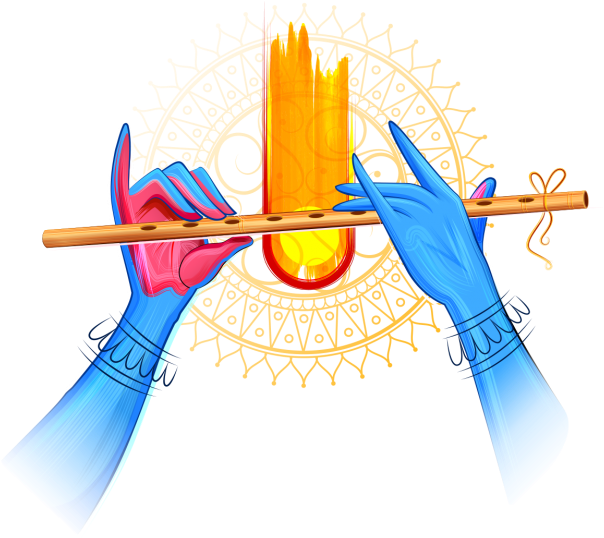 God Krishna Images Png (715x715), Png Download
