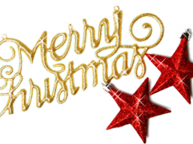 Merry Christmas Text Png Transparent Images - Motif (640x480), Png Download