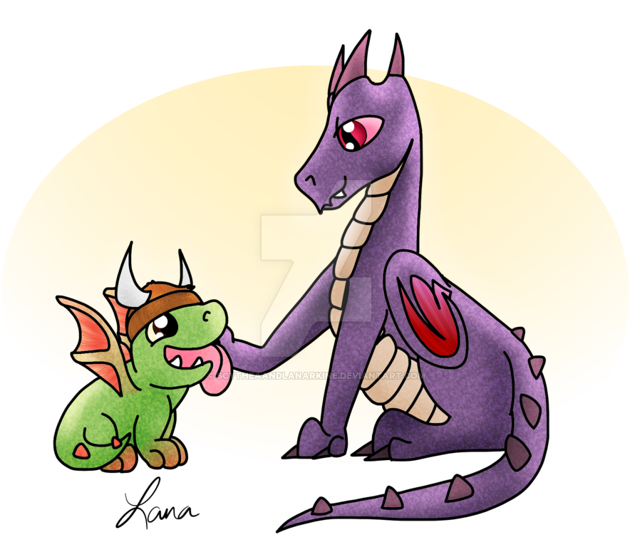 Coc Baby Dragon Drawing (1024x768), Png Download