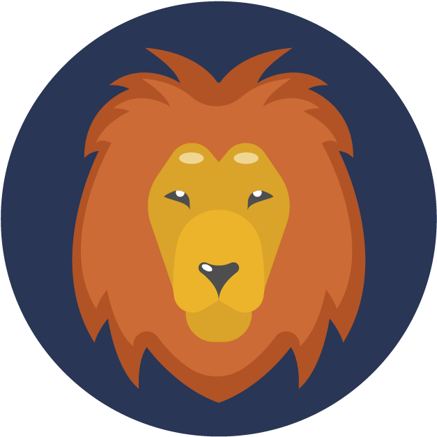 Leo / सिंह - Liutas Horoskopas (666x647), Png Download