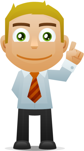 Businessman - Animation Business Relationship (596x676), Png Download