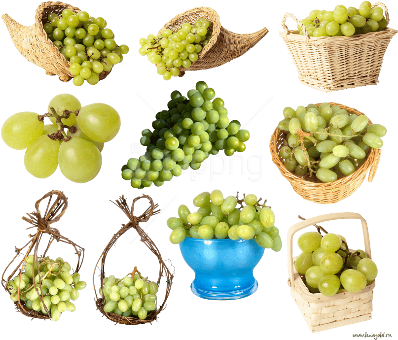 Free Png Green Grapes Png Images Transparent - Seedless Fruit (850x720), Png Download