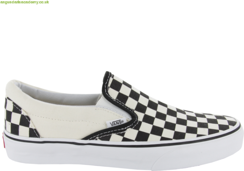 Kids Shoes 2016 Vans Classic Slip On Shoes Black White - Vans Slip On Checkerboard Png (800x785), Png Download