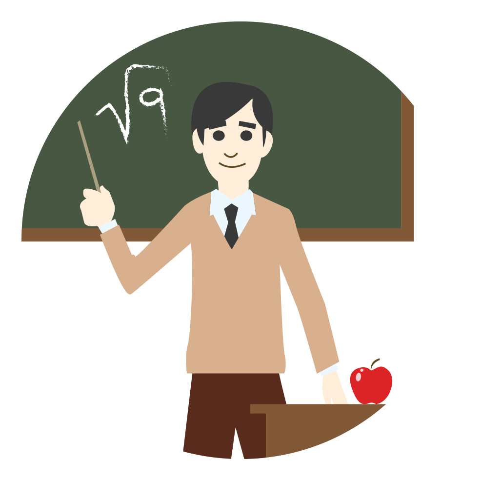 Teacher Png - Illustration (986x984), Png Download