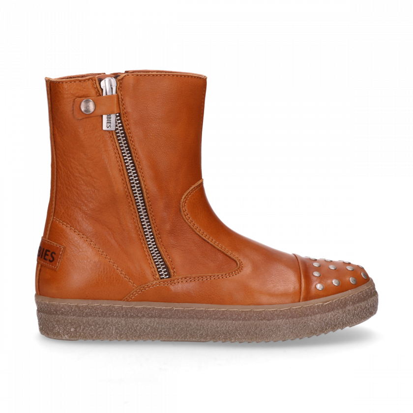 Kids // Ankle Boots Polished Leather 36 - Motorcycle Boot (840x840), Png Download