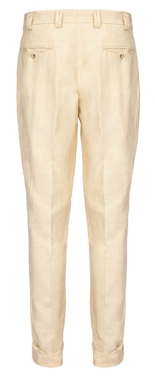 The Quino High Waisted Tailored Linen Pants - Pocket (900x1350), Png Download
