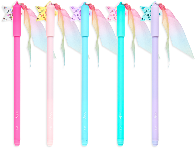 5 Colors Of Starry Starry Writers Pens In A Row - Clothes Hanger (800x800), Png Download