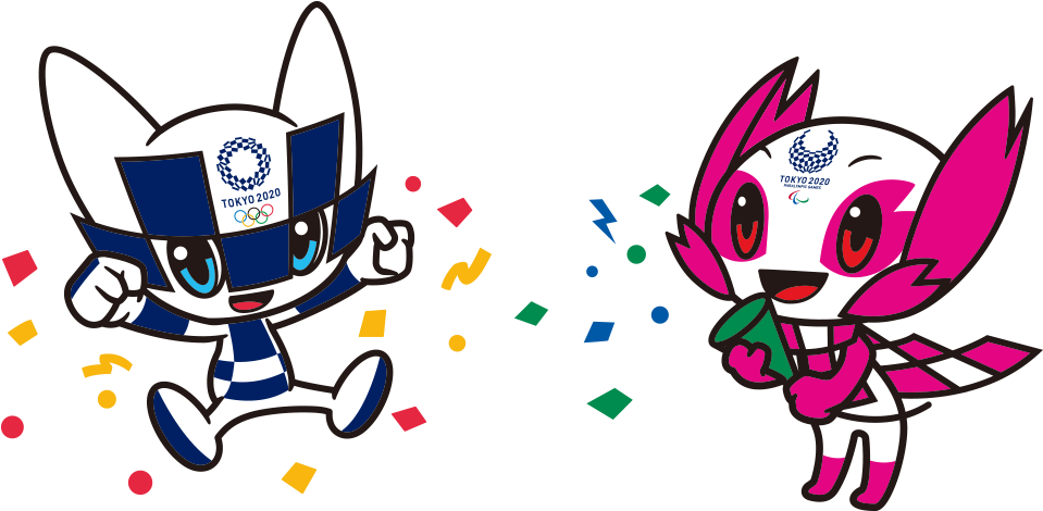 Tokyo 2020 Mascots - Mascot Tokyo 2020 (1060x469), Png Download