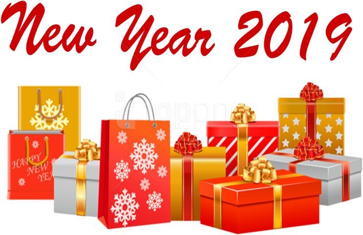 Free Png Download New Year 2019 Png Images Background - New Year 2019 Png (850x565), Png Download