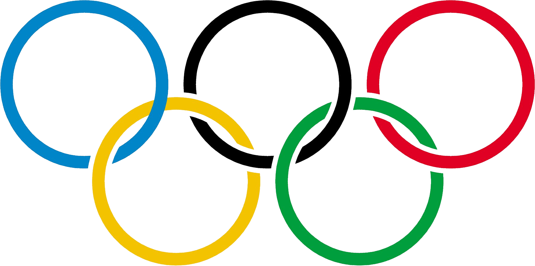 Logos Png Images Free Download - Olympic Rings Png (1755x872), Png Download