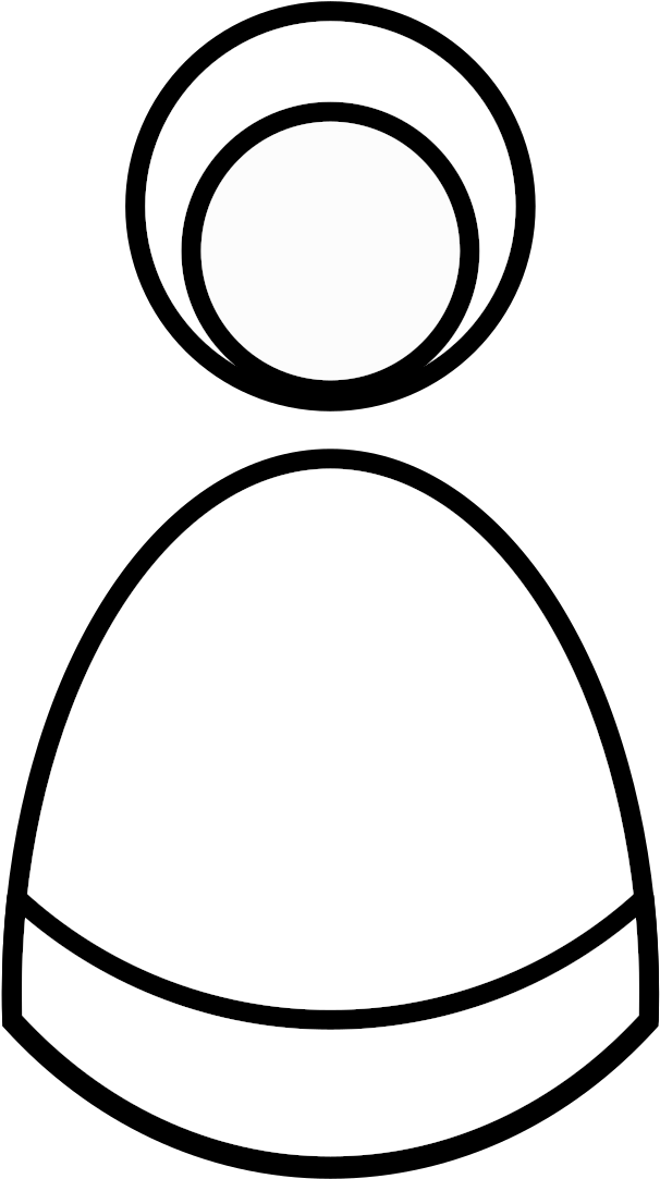 This Free Icons Png Design Of Female Muslim Pilgrim (1697x2400), Png Download