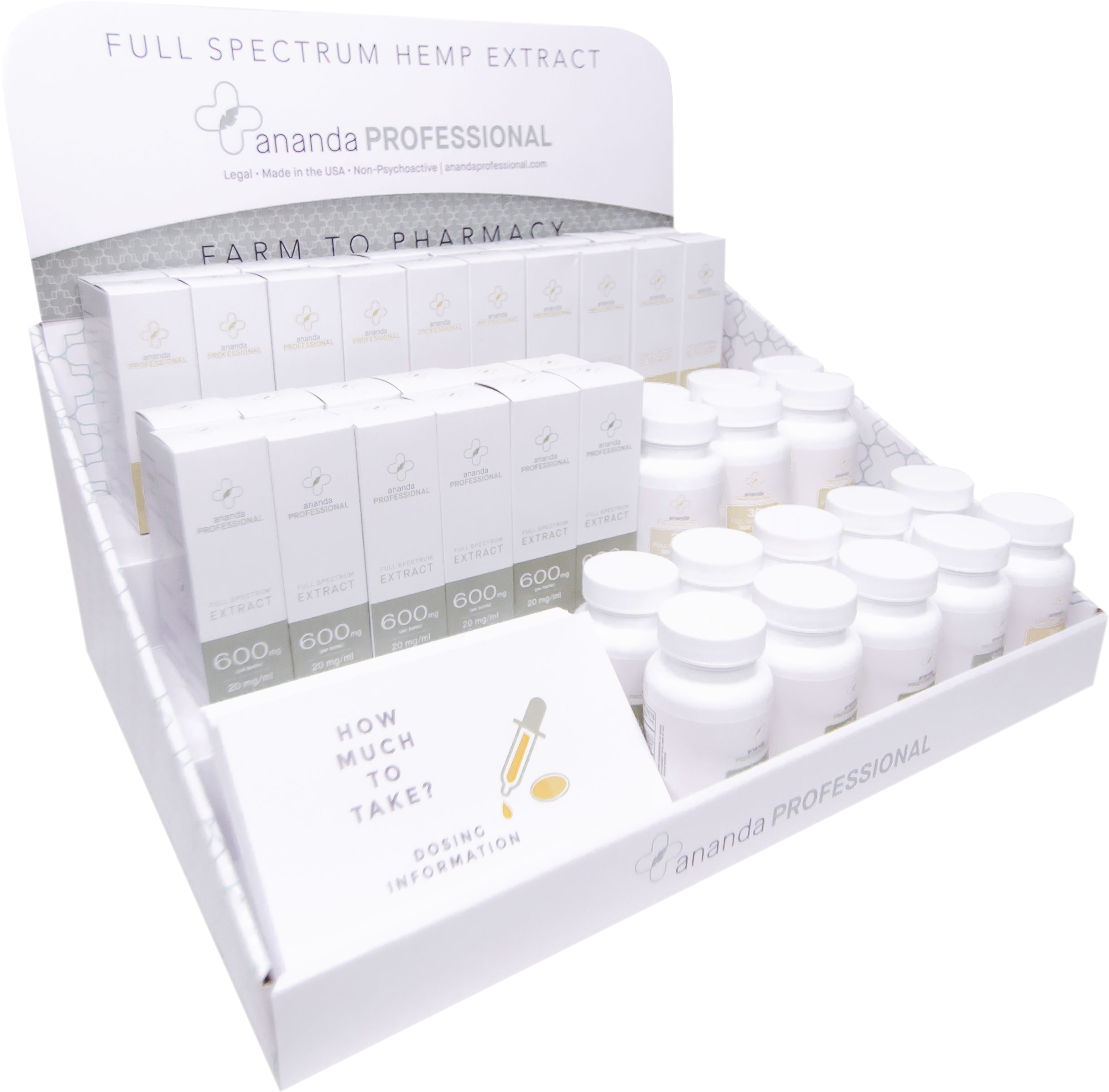 Counter Top Point Of Sale Acrylic Display - Box (2461x2352), Png Download