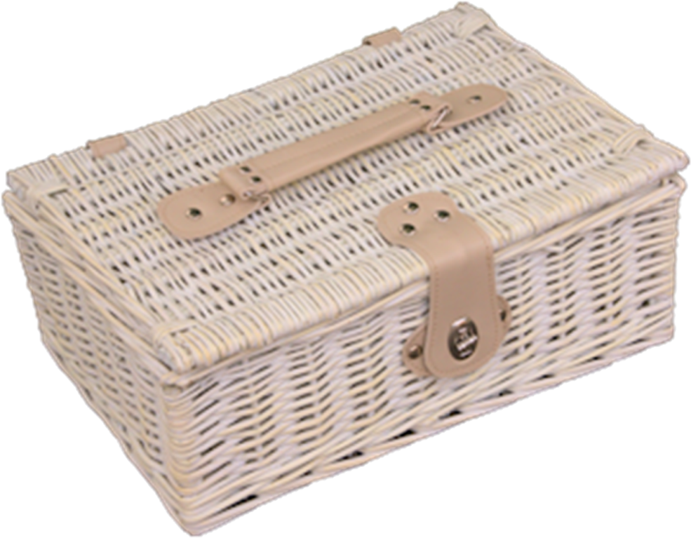 Full Buff Willow With Wash Finish, One Clasp Leatherette - Wicker (1000x794), Png Download