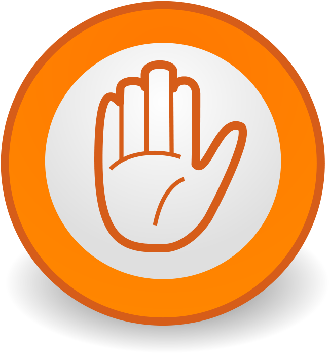 Commons Emblem Hand Orange - At&t No Text And Drive (768x768), Png Download