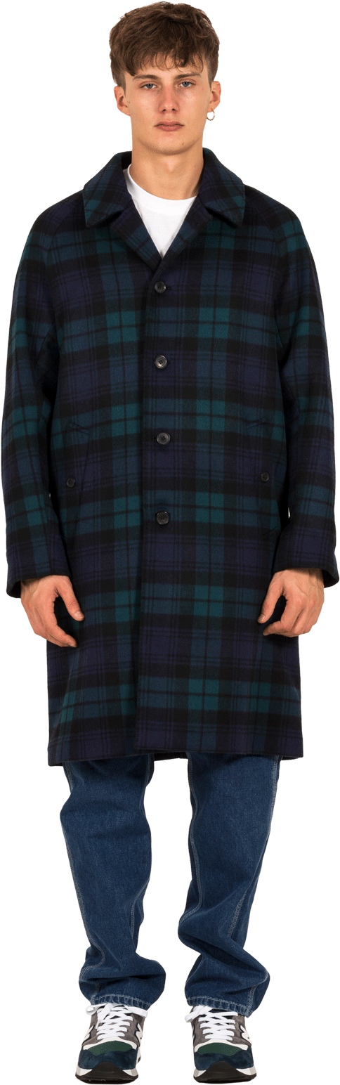 Gents Gm-107bs - Plaid (1333x2000), Png Download