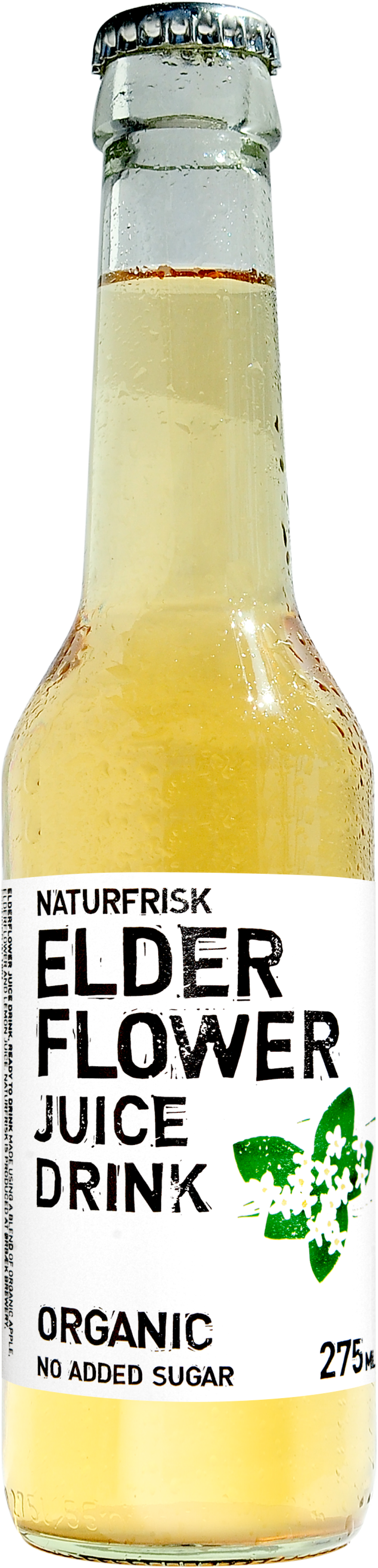 Naturfrisk Elderflower Juice Drink - Naturfrisk Hyldeblomst (1042x4167), Png Download