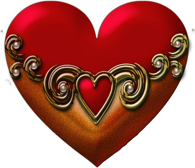 Coração I Love You Forever, Missing You Love, Always - Valentine's Day (642x578), Png Download