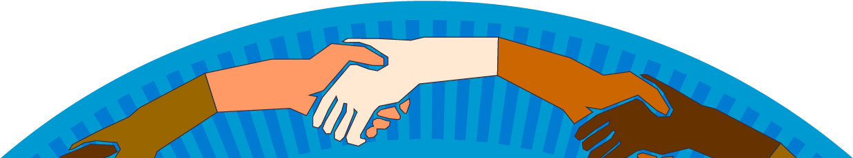 Home Page A Hand - Hand (1281x301), Png Download